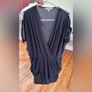 BCBGeneration Grecian Sleeved Cotton Dress